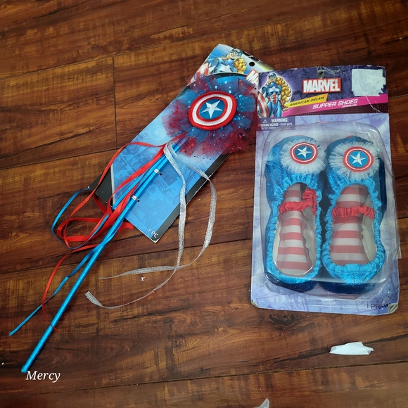 Marvel American Dream set Indoor Dress Up Creative Play Set Slippers Shoes - Picture 1 of 7
